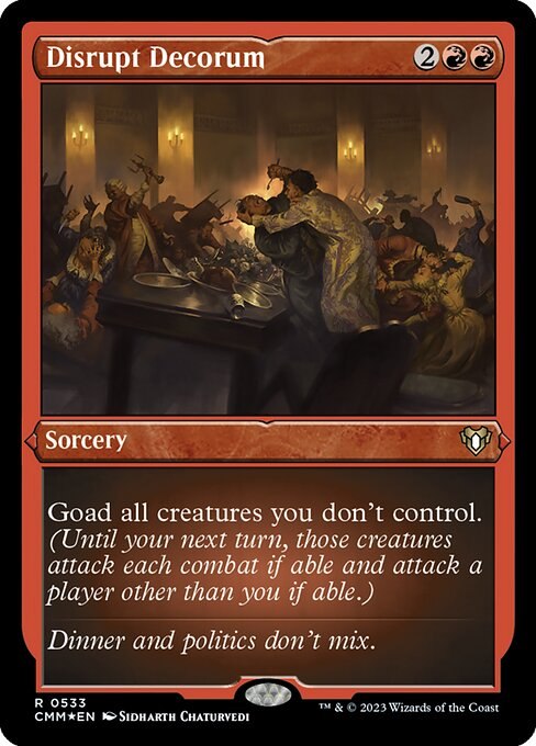 Disrupt Decorum (Foil Etched)