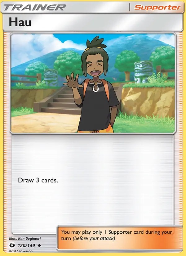 Hau - 120/149 (#57 Charizard Stamped)