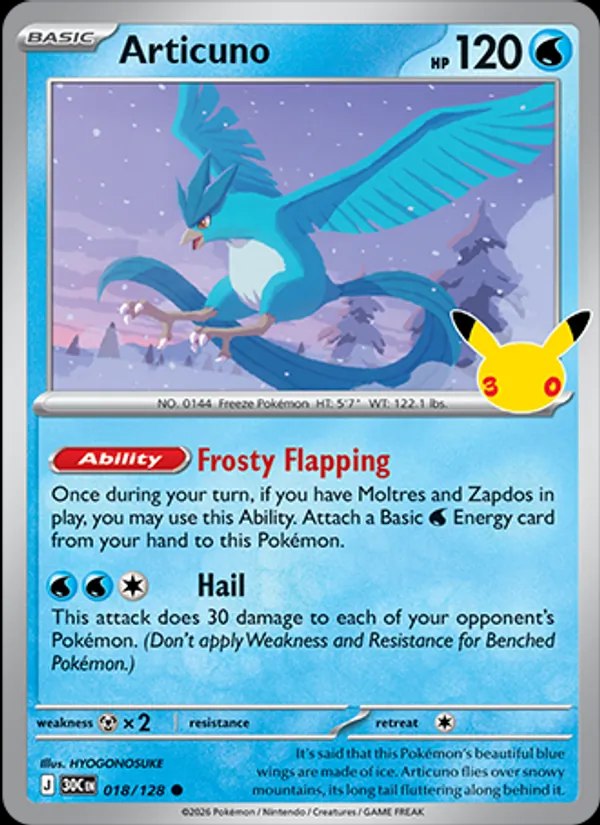Articuno - 102/100