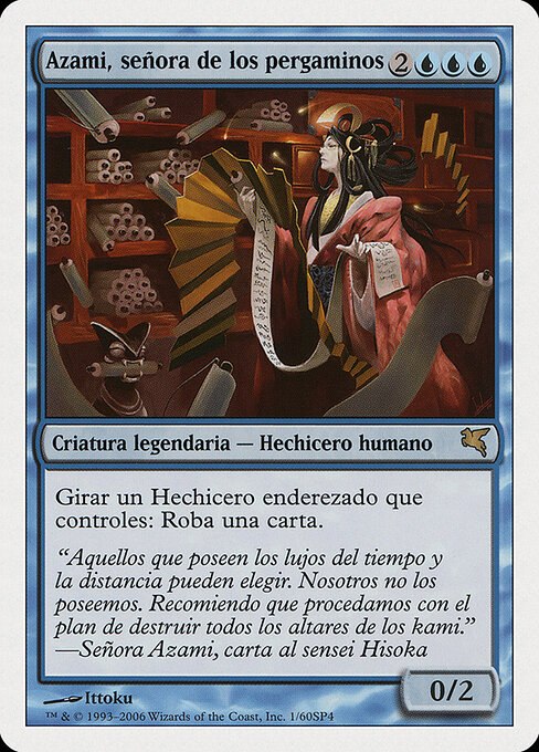 Azami, Lady of Scrolls (Italian) - "Azami, Signora delle Pergamene"