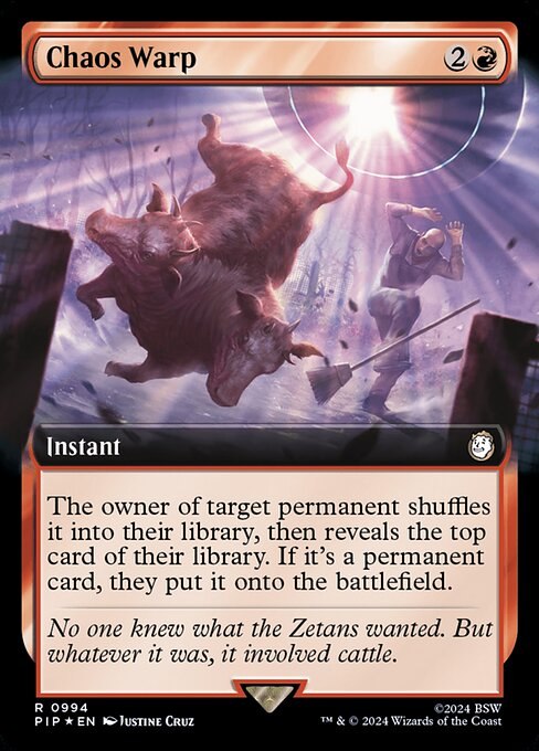 Chaos Warp (Extended Art) (Surge Foil)