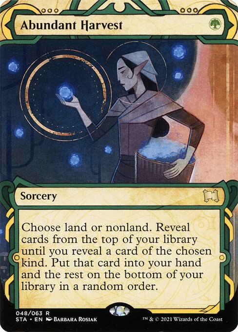 Abundant Harvest (JP Alternate Art) (Foil Etched)