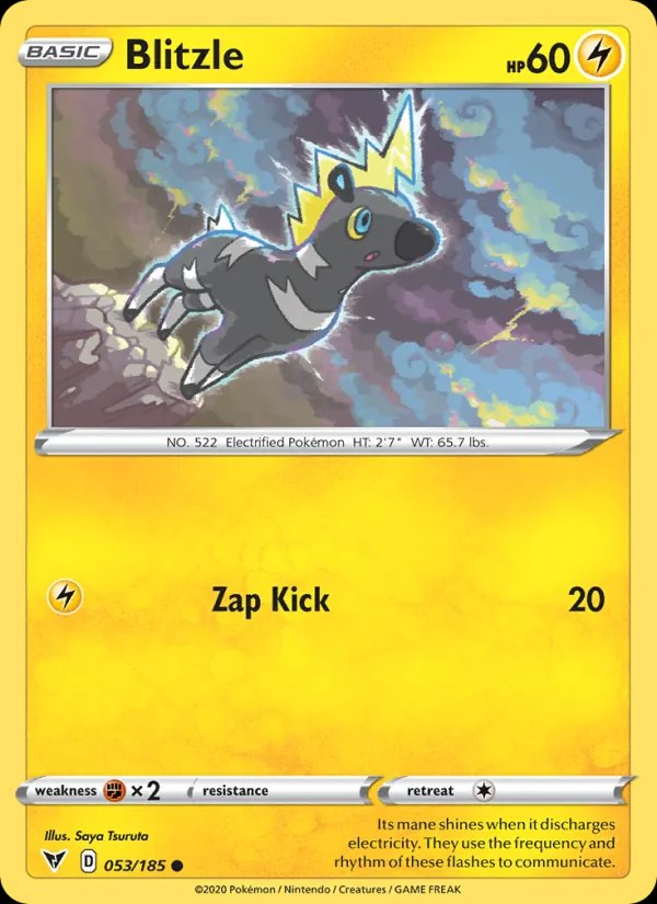 Blitzle - 053/185 (#15 Pikachu Stamped)
