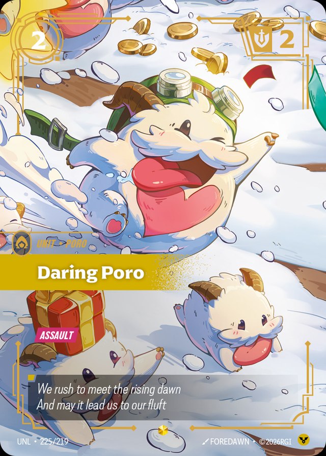 Daring Poro (Overnumbered)