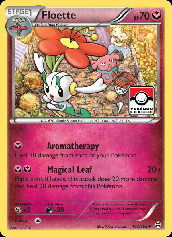 Floette - 102/162 (Pokemon League)