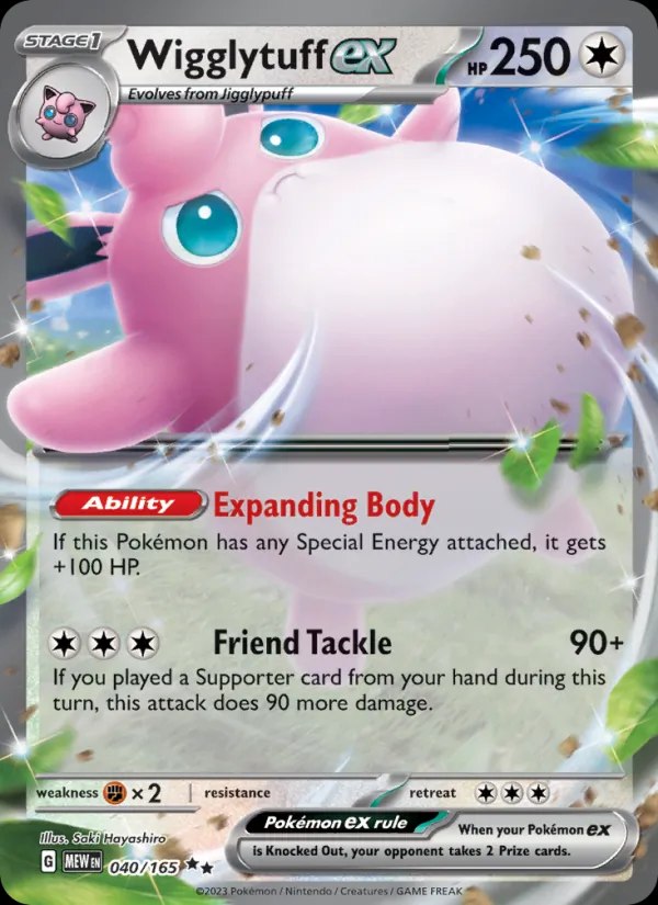 Wigglytuff ex - 040/165