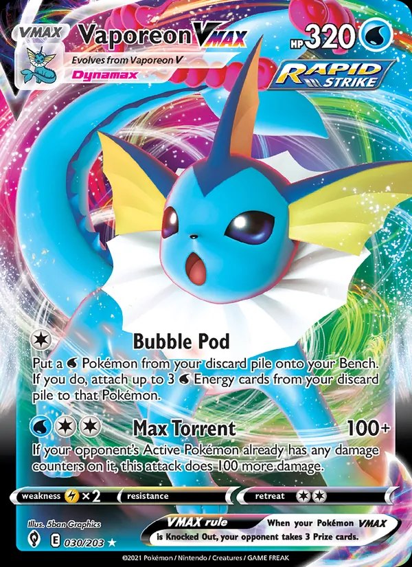 Vaporeon VMAX - 030/203