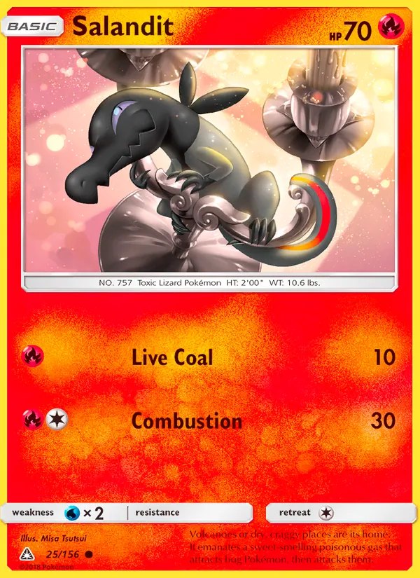 Salandit - 25/156 (#31 Charizard Stamped)