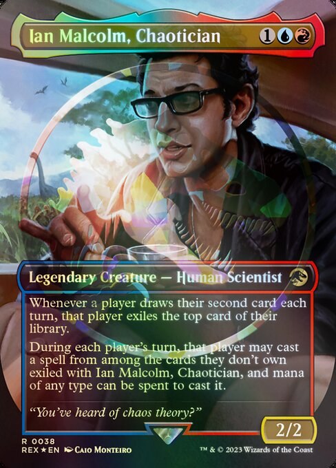 Ian Malcolm, Chaotician (Borderless) (Emblem)