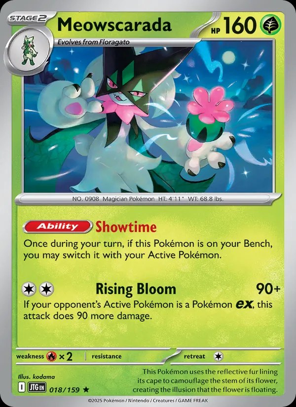 Meowscarada - 018/159 (Cosmos Foil)