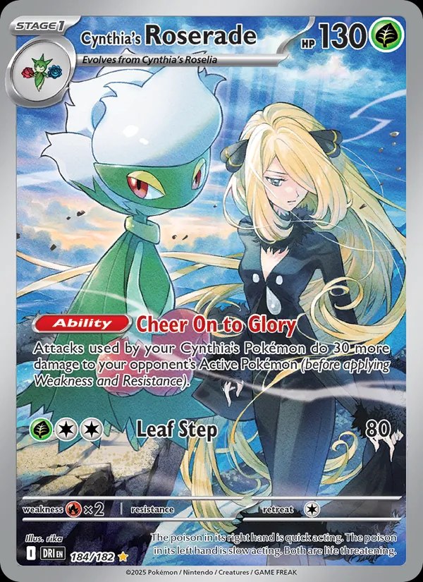 Cynthia's Roserade - 184/182