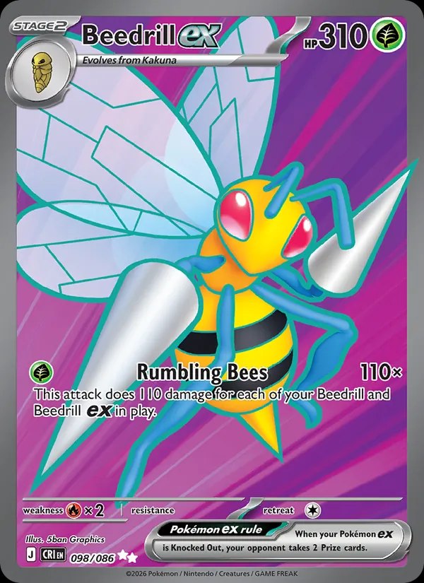 Beedrill ex - 098/086