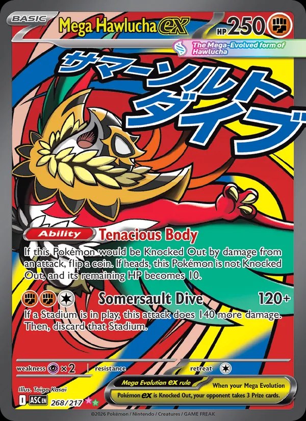 Mega Hawlucha ex - 268/217