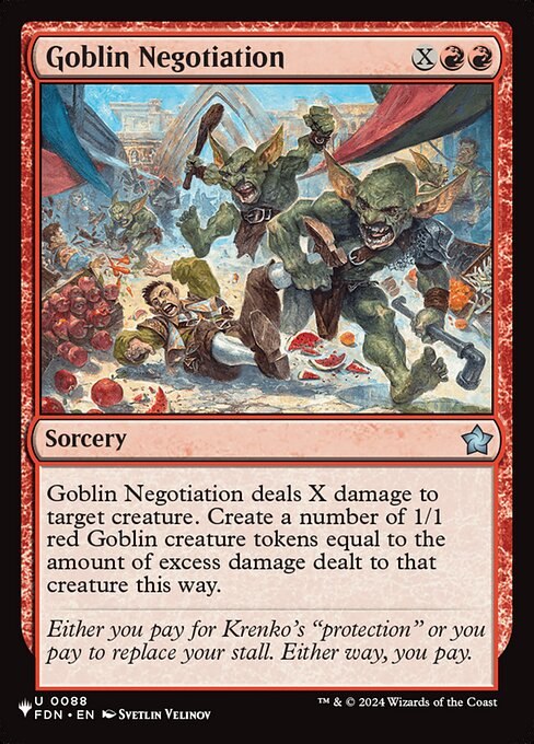 Goblin Negotiation
