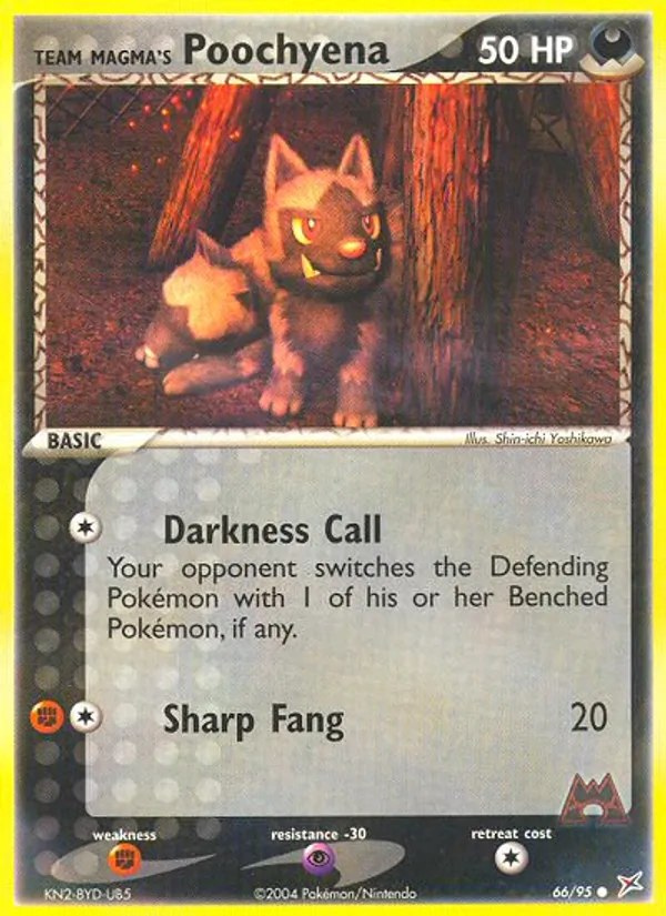 Team Magma's Poochyena - 66/95