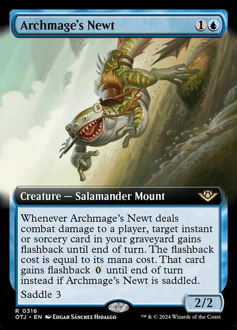 Archmage's Newt (Extended Art)