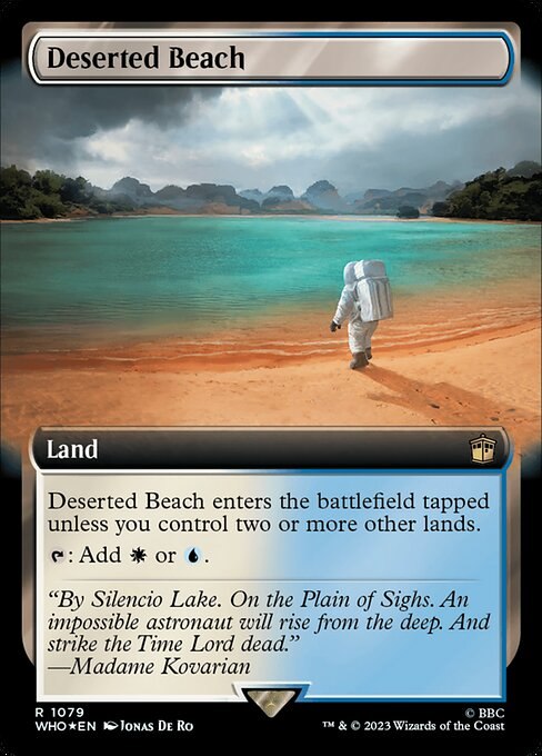 Deserted Beach (Extended Art) (Surge Foil)