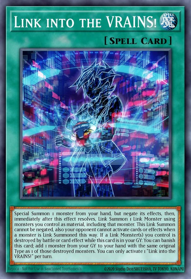 Link into the VRAINS!
