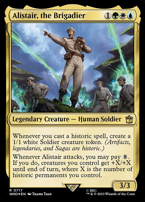 Alistair, the Brigadier (Surge Foil)