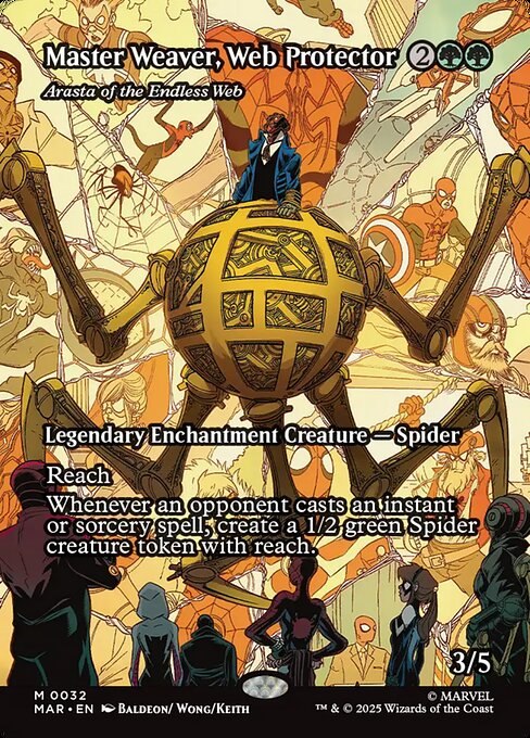 Master Weaver, Web Protector - Arasta of the Endless Web (Borderless)