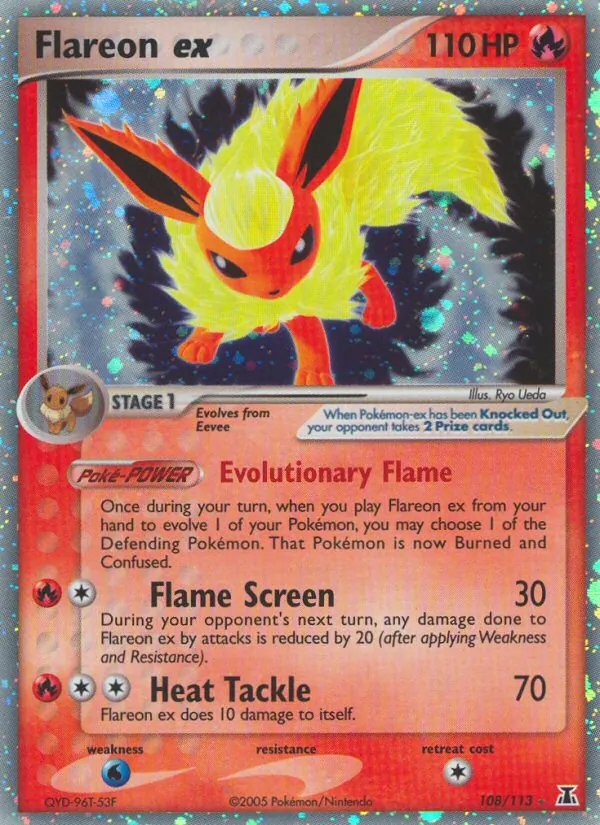 Flareon ex (Mirror Holo)