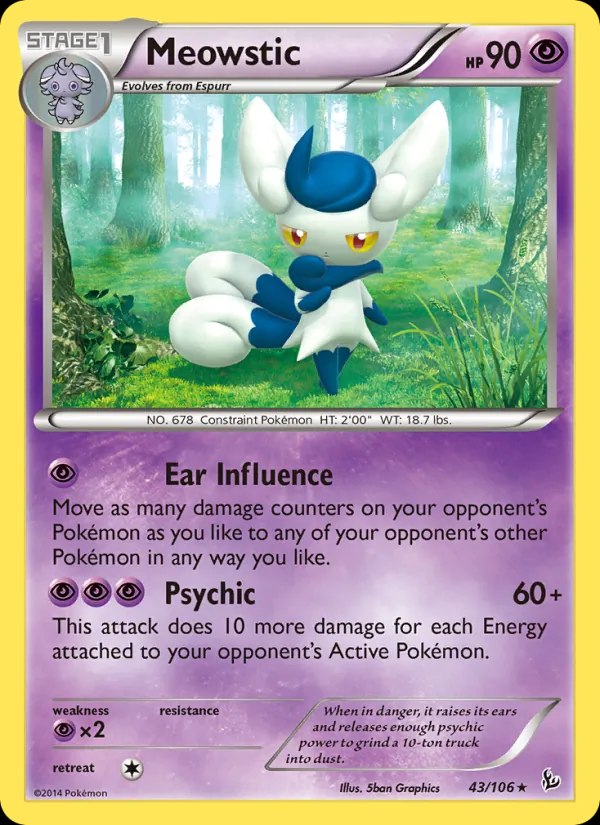 Meowstic - 43/106 (XY Flashfire)