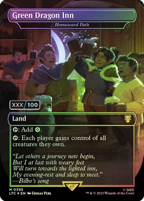 Green Dragon Inn - Homeward Path (Borderless) (Serial Numbered)