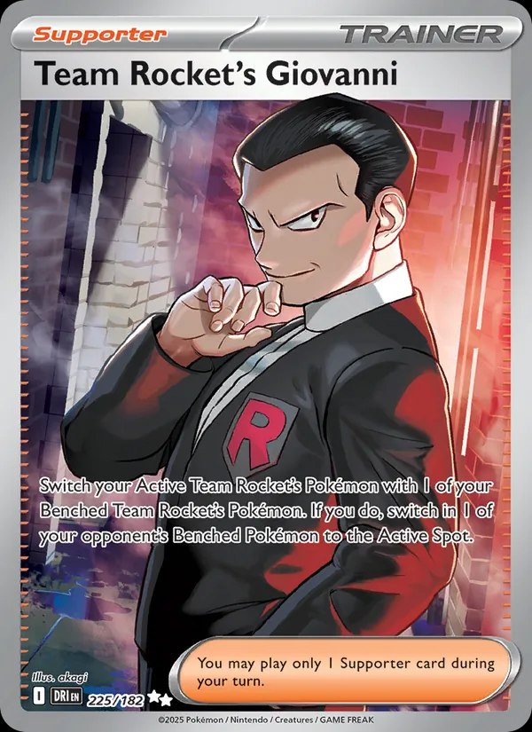 Team Rocket's Giovanni - 225/182