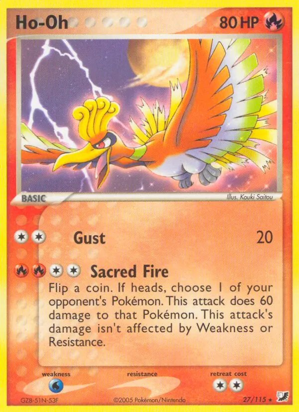 Ho-Oh - 27/115 (Cosmos Holo)