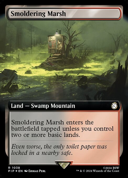 Smoldering Marsh (Extended Art) (Surge Foil)