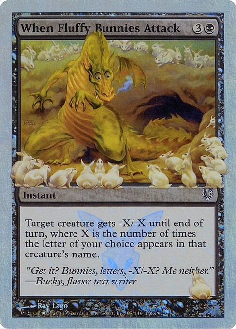 When Fluffy Bunnies Attack (Alternate Foil)