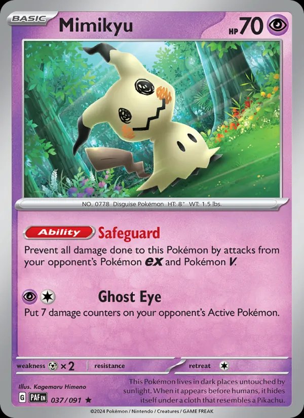 Mimikyu - 037/091 (Cosmos Holo)