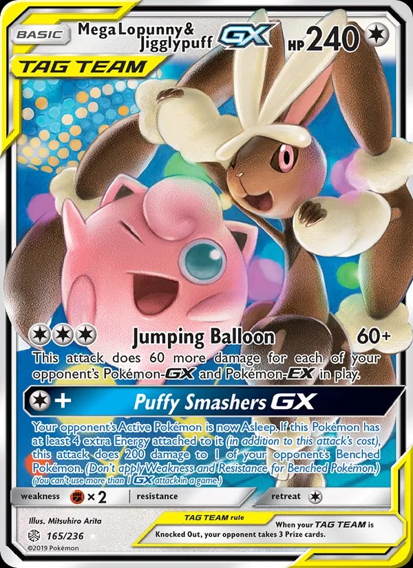 Mega Lopunny & Jigglypuff GX - 103/095