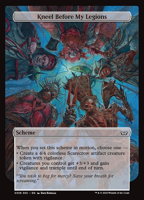 Kneel Before My Legions (Full Art)