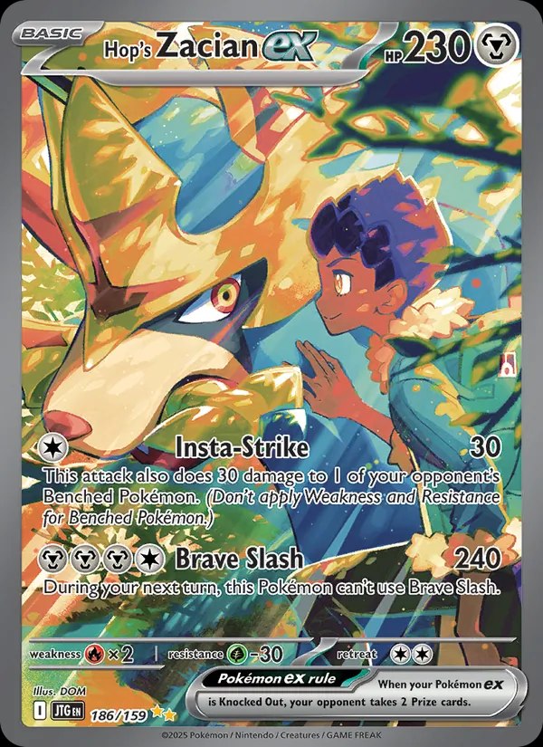 Hop's Zacian ex - 186/159