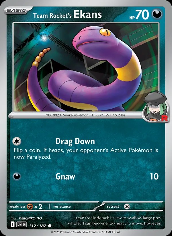 Team Rocket's Ekans