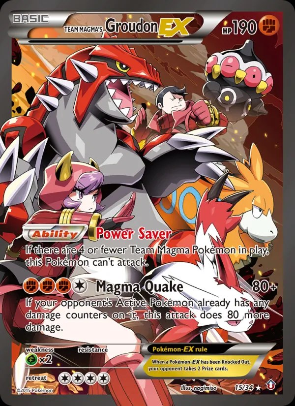 Team Magma's Groudon EX