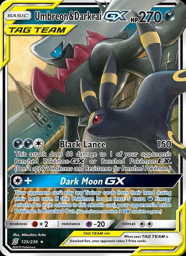 Umbreon & Darkrai GX - 181/173