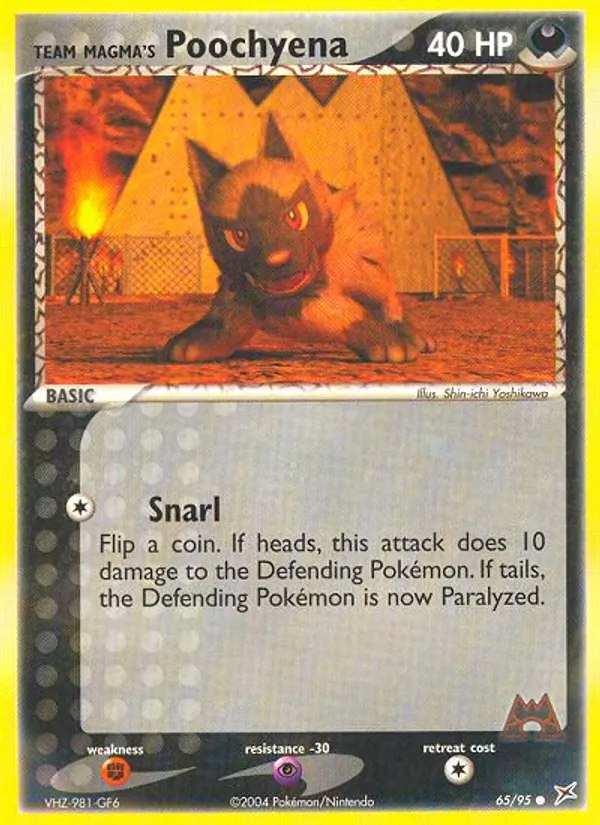 Team Magma's Poochyena - 65/95