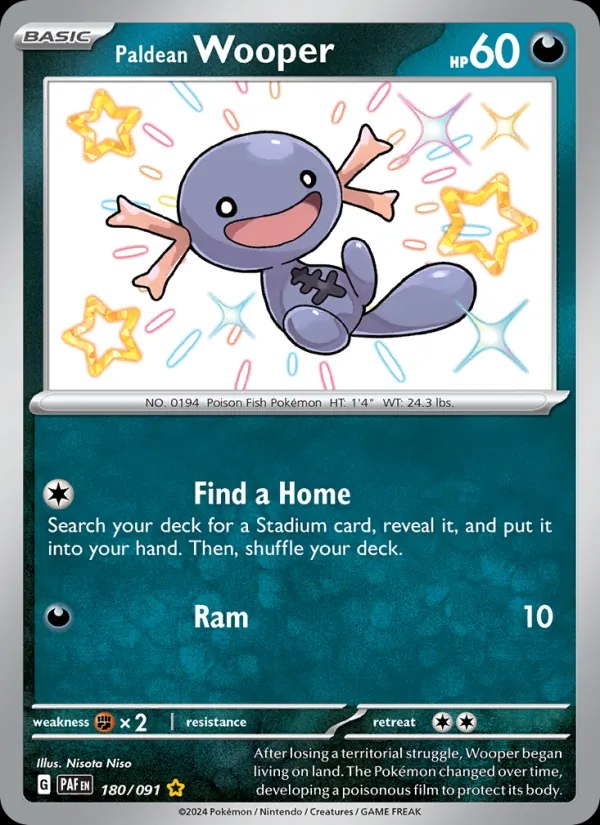 Paldean Wooper - 180/091