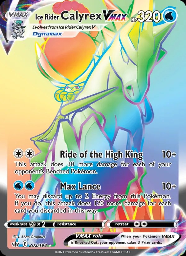 Ice Rider Calyrex VMAX - 221/184