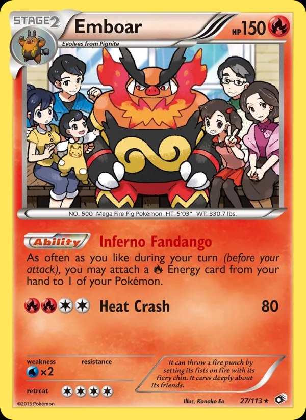 Emboar - 27/113 (Legendary Treasures)