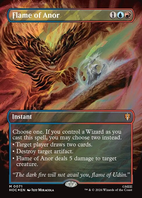 Flame of Anor (Borderless) (Surge Foil)