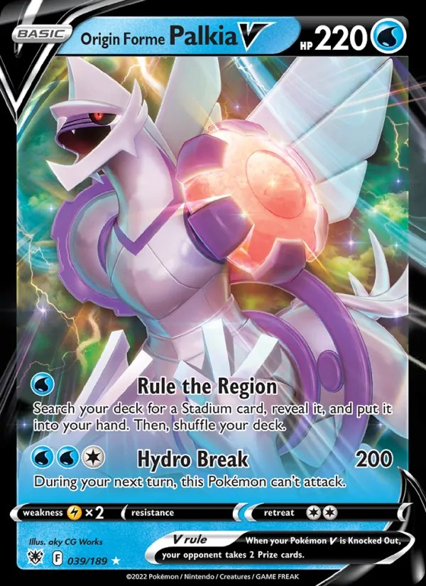 Origin Forme Palkia V - 2022 (Rikuto Ohashi)