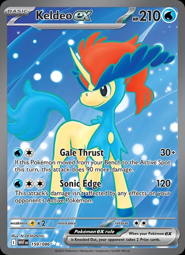 Keldeo ex - 159/086