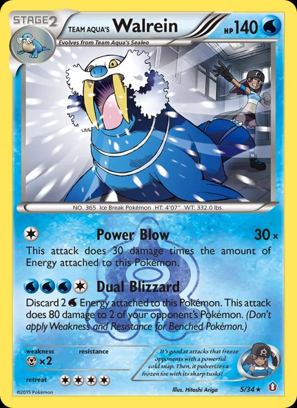 Team Aqua's Walrein - 011/033