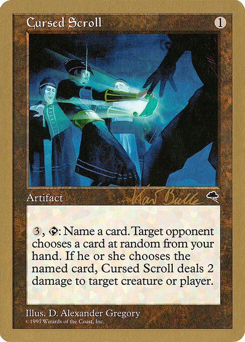 Cursed Scroll - 1999 Kai Budde (TMP)