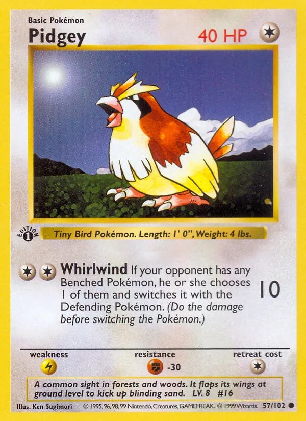 Pidgey - 126/PCG-P