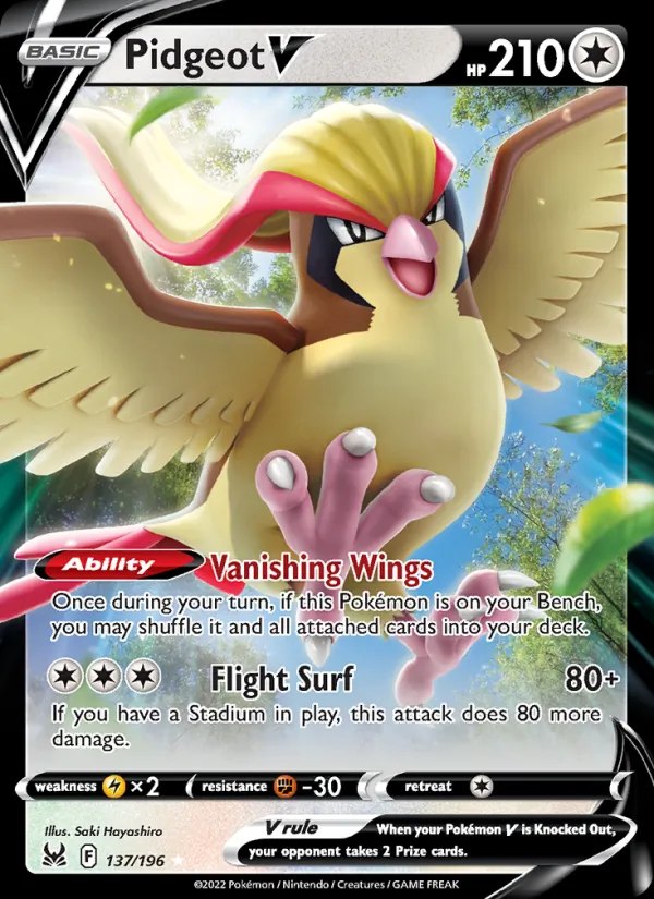 Pidgeot V - 112/100