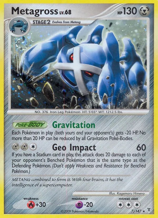 Metagross - 7/147 (Cracked Ice Holo)